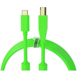 DJ Techtools Chroma Cables: USB-C to B Green