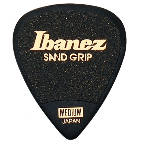 IBANEZ PA14MSG-BK WIZARD MEDIUM SAND GRIP PICK BLACK