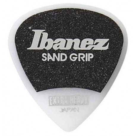 IBANEZ PA16XSG-WH WIZARD EXTRA HEAVY SAND GRIP PICK WHITE