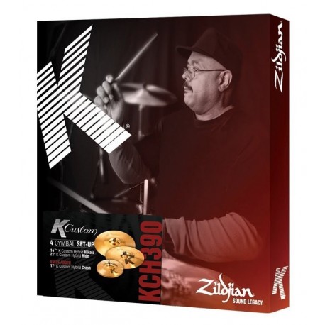 ZILDJIAN K CUSTOM HYBRID BOX SET 390