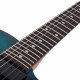 Schecter Solo-II Standard (Ocean Blue Burst Burl)
