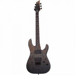 Schecter C-1 Standard (Black Fade Burst Burl)