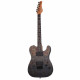 Schecter PT Standard (Black Fade Burst Burl)