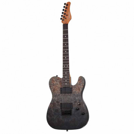 Schecter PT Standard (Black Fade Burst Burl)