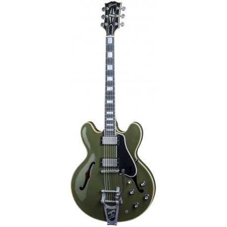 GIBSON ES-355 OLIVE DRAB GREEN w/Bigsby LIMITED RUN.