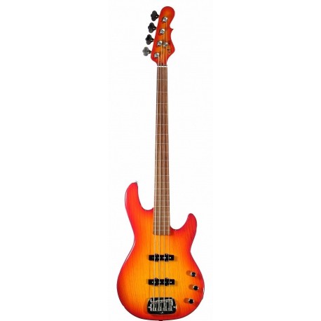 G&L JB2 FOUR STRINGS (Cherryburst.Rosewood, Fretless)