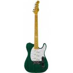 G&L ASAT Z3 (Clear Forest Green. 3-ply Pearl.Maple)