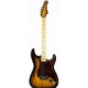 G&L S500 Semi-Hollow (2-Tone Sunburst, 3-ply Tortoise Shell. maple)