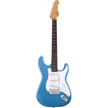 G&L S500 (Lake Placid Blue. 3-ply Pearl pickguar. Rosewood)