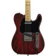 FENDER AMERICAN STANDARD SANDBLASTED LTD EDITION TELECASTER MN CRIMSON SATIN