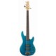 G&L L2500 FIVE STRINGS (Emerald Blue, ebony, Fretless)