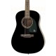 EPIPHONE DR-100 EBONY CH HDWE