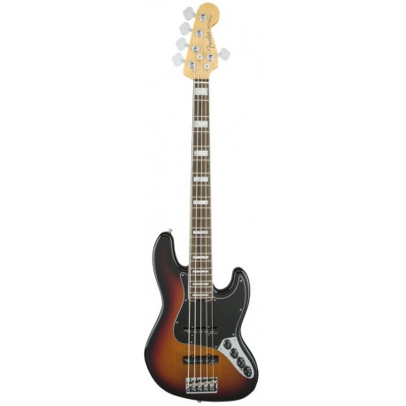 FENDER AMERICAN ELITE JAZZ BASS V RW 3 TONE SUNBURST