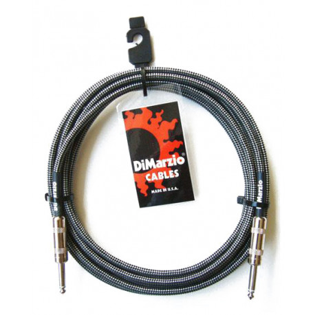 DIMARZIO EP1710SS INSTRUMENT CABLE 10ft (BLACK GREY)