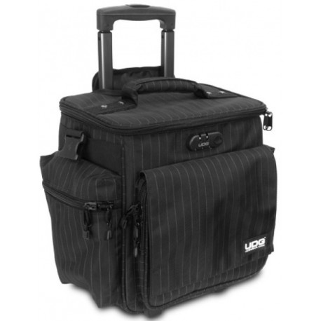 UDG ULTIMATE SLINGBAG TROLLEY SET DELUXE BLACK/GREY STRIPE