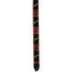 FENDER 2' MONOGRAMMED BLACK/YELLOW/RED STRAP