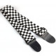 FENDER 2' NYLON CHECKER BOARD STRAP BLACK/WHITE