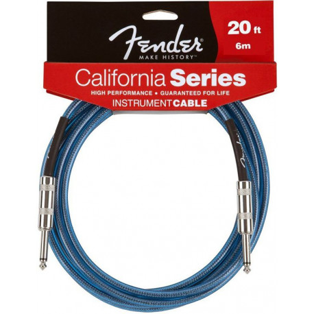 FENDER CALIFORNIA INSTRUMENT CABLE 20' LPB