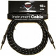 FENDER CUSTOM SHOP CABLE 15' BLACK TWEED