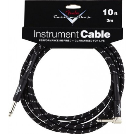 FENDER CUSTOM SHOP PERFORMANCE CABLE 10' ANGLED BTW