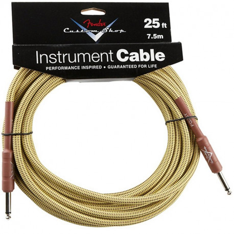 FENDER CUSTOM SHOP PERFORMANCE CABLE 25' TW