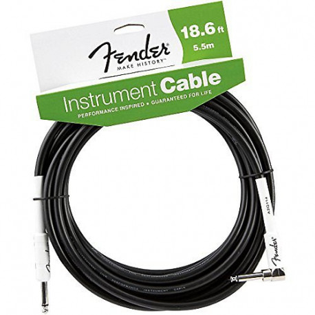 FENDER PERFORMANCE INSTRUMENT CABLE 18,6' BK