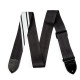 FENDER STRAP COMPETITION STRIPE BLACK AND SILVER