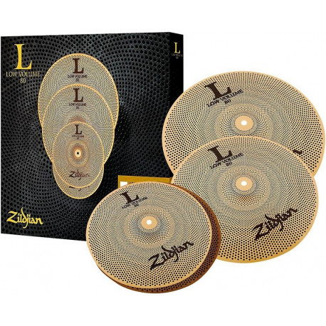 ZILDJIAN LOW VOLUME L80 13/14/18 CYMBAL SET