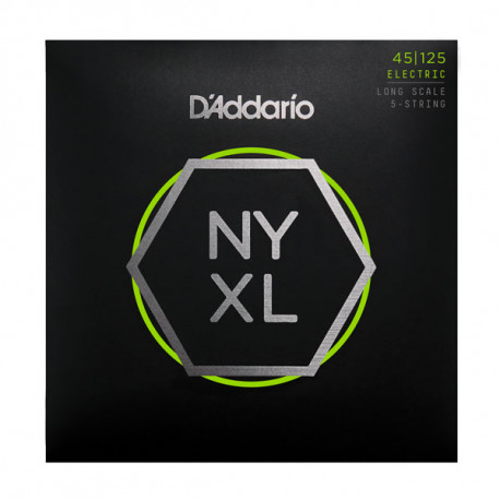 D`ADDARIO NYXL45125 LT TOP/MED BTM 5 STRING 45-125