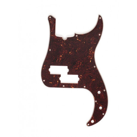 FENDER PICKGUARD FOR PRECISION BASS 13 HOLE 4 PLY TORTOISE SHELL