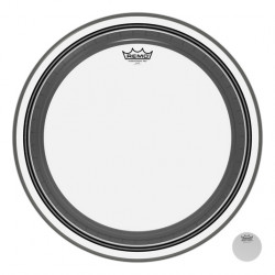 REMO Bass, POWERSTROKE® 3, Clear, 20" Diameter, No Stripe