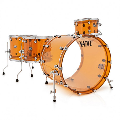 NATAL DRUMS ARCADIA ACRYLIC TRANSPARENT ORANGE