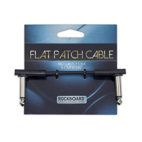 ROCKBOARD RBOCABPC F5 BLK FLAT PATCH CABLE