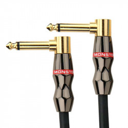 Кабель Monster Jazz Instrument Cable 8 in. - angled 1/4” plugs (0,2 м)