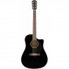 FENDER CD-60SCE BLACK WN