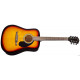 FENDER FA-125 WN DREADNOUGHT ACOUSTIC SUNBURST