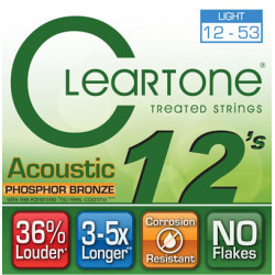 CLEARTONE 7412 ACOUSTIC PHOSPHOR BRONZE LIGHT 12-53