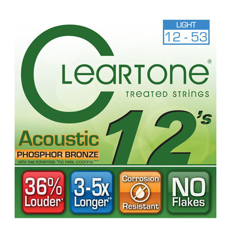 CLEARTONE 7412 ACOUSTIC PHOSPHOR BRONZE LIGHT 12-53