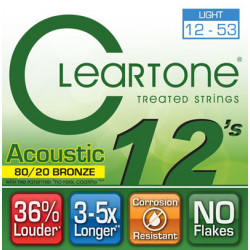 CLEARTONE 7612 ACOUSTIC 80/20 BRONZE LIGHT 12-53