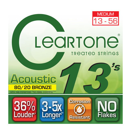 CLEARTONE 7613 ACOUSTIC 80/20 BRONZE MEDIUM 13-56