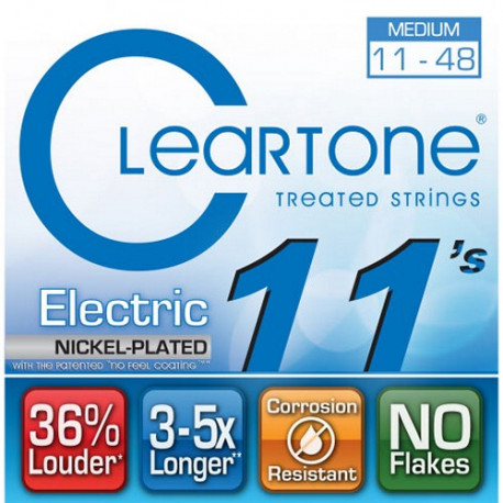 CLEARTONE 9411 ELECTRIC NICKEL-PLATED MEDIUM 11-48