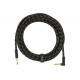 FENDER CABLE DELUXE SERIES 18.6' ANGLED BLACK TWEED