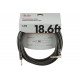 FENDER CABLE PROFESSIONAL SERIES 18.6' ANGLED BLACK