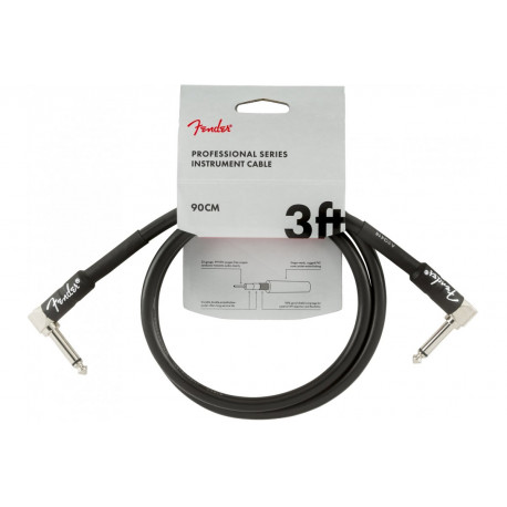 FENDER CABLE PROFESSIONAL SERIES 3' BLACK