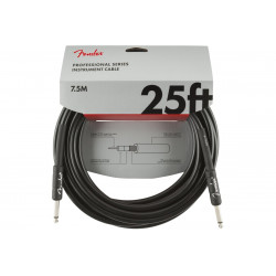 FENDER CABLE PROFFESIONAL SERIES 25' BLACK