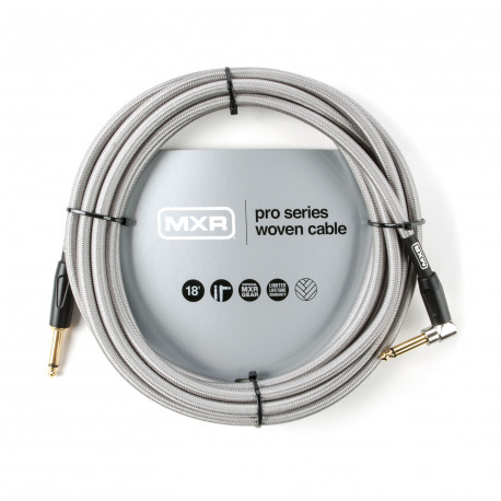 DUNLOP DCIW18R MXR PRO SERIES WOVEN INSTRUMENT CABLE 18ft