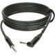 KLOTZ LAGRANGE INSTRUMENT CABLE BLACK ANGLED 4.5 M