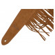 FENDER SUEDE FRINGE STRAP BROWN