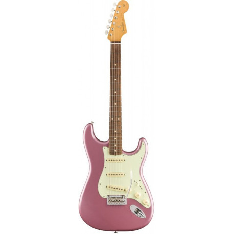 FENDER VINTERA '60s STRATOCASTER MODIFIED PFN BURGUNDY MIST METALLIC