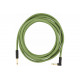 FENDER 18.6' ANGLED FESTIVAL INSTRUMENT CABLE PURE HEMP GREEN